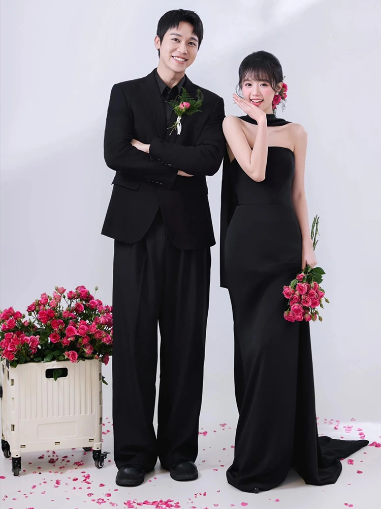 

Ele Bla Mermaid Dr Women's Birthday Par Wedding Engagement Gown Floor Length Svel Zipper Sle Polyester Fiber