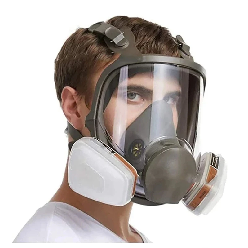 Protezione 3/15/17 In 1 respiratore di sicurezza maschera antigas uguale per 6800 maschera antigas verniciatura a spruzzo respiratore facciale