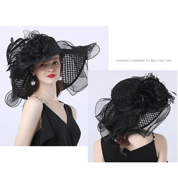 Womens Kentucky Derby Church Hats Dress Fascinator Tea Party Wedding Hat