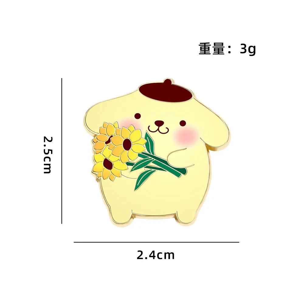 بروش صغير جديد، شعار كرتوني لطيف، علبة أقلام الملابس، بروش الإكسسوار