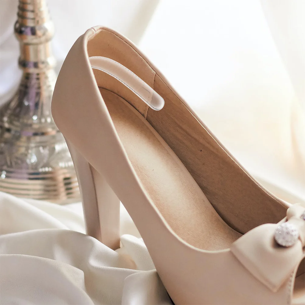 32 قطعة قبضة سيليكون منصات كعب قابلة للاستبدال للكعب العالي مقاومة للاهتراء إدراج حذاء كعب حماة للأحذية فضفاضة القدم