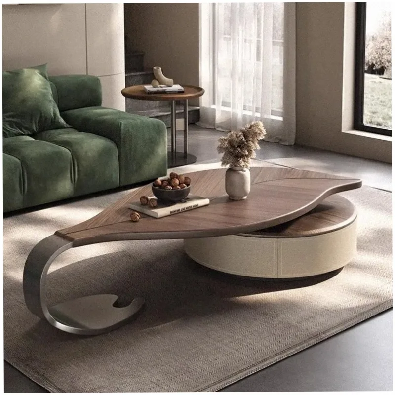 Nordic Wood Coffee Tables High Quality Metal Living Room Coffee Tables Modern Apartments Designer Mesa Centro Furniture For Home