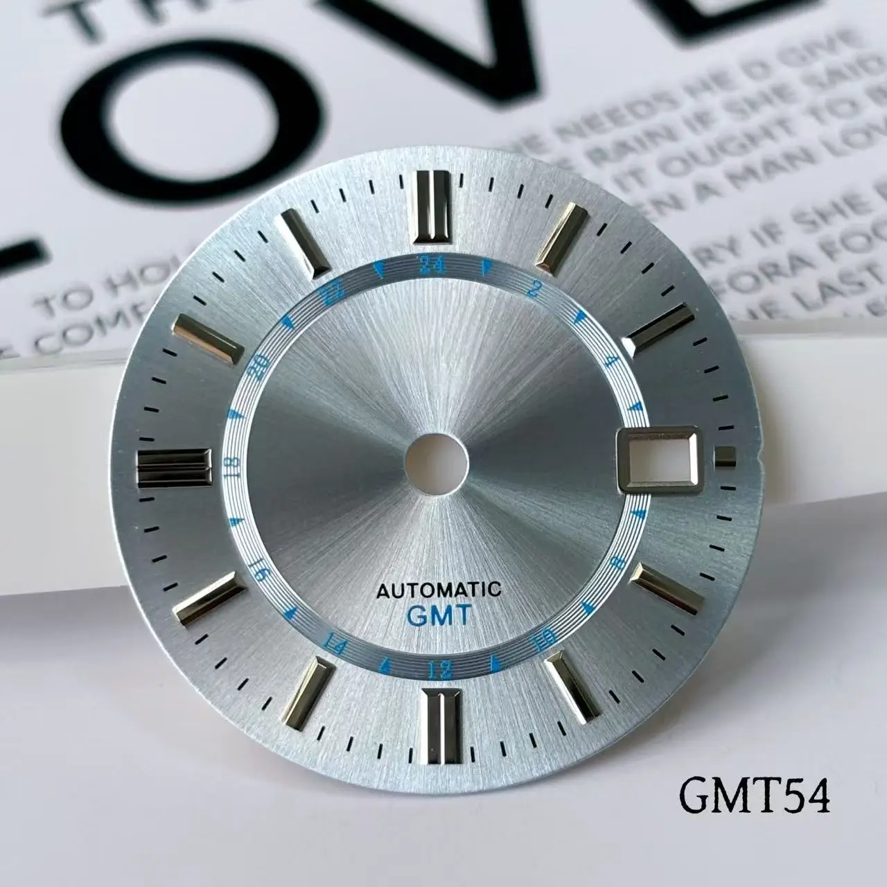 Hot selling 31mm dial Grand suitable for NH34 movement new modification GMT four pin NH34 dial clock tool Gs logo mobile accesso