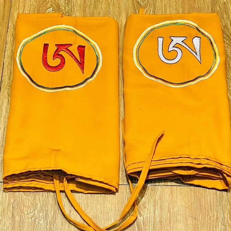 Tibetan Nepal Handmade Embroidery Sewing Pure Cotton Worship Waist Wrap Household Monastery Spiritual Practice Praying Buddha