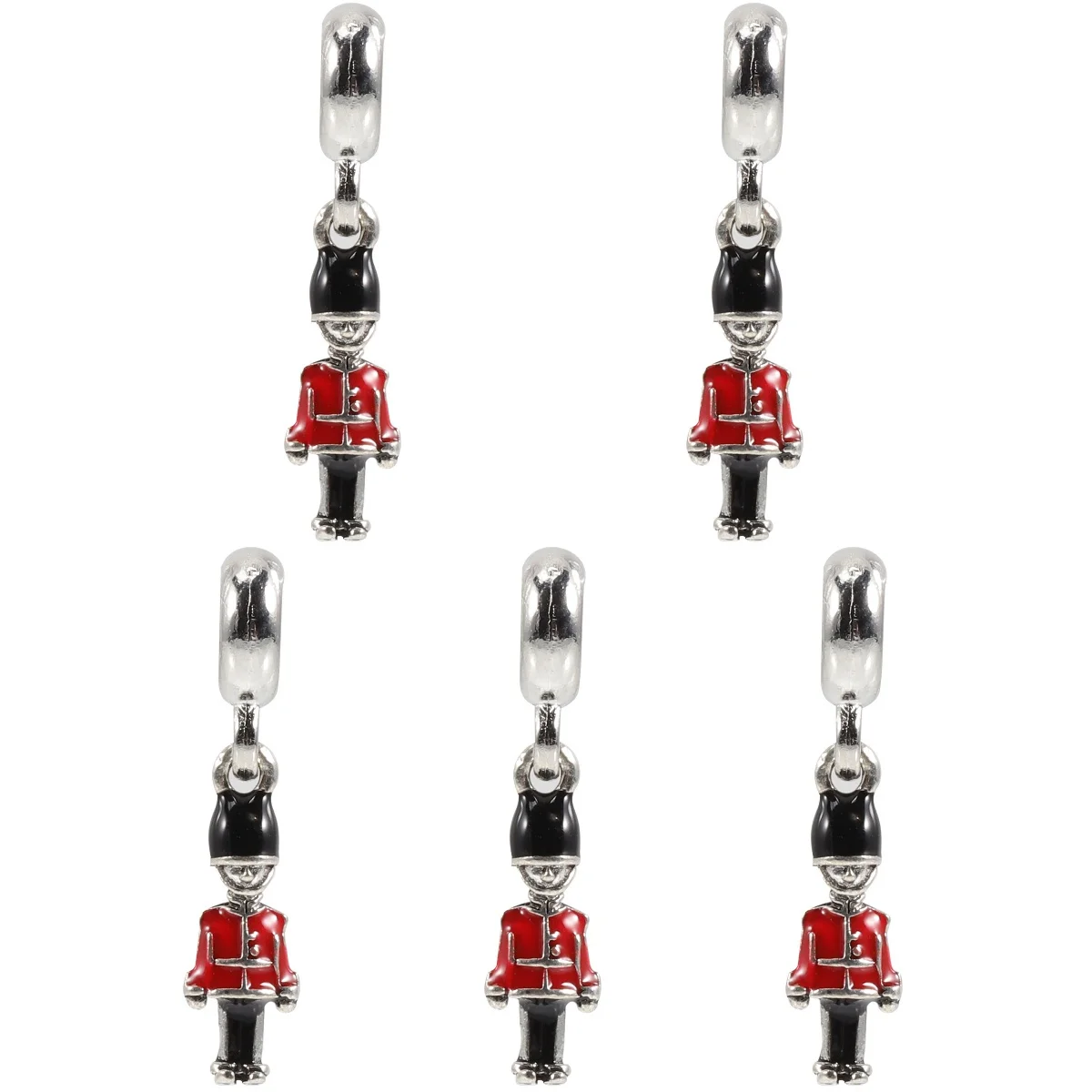 

5 шт., 5 шт., аксессуары «Щелкунчик», рождественский сувенир, подвески для изготовления ювелирных изделий, ожерелья, брелки