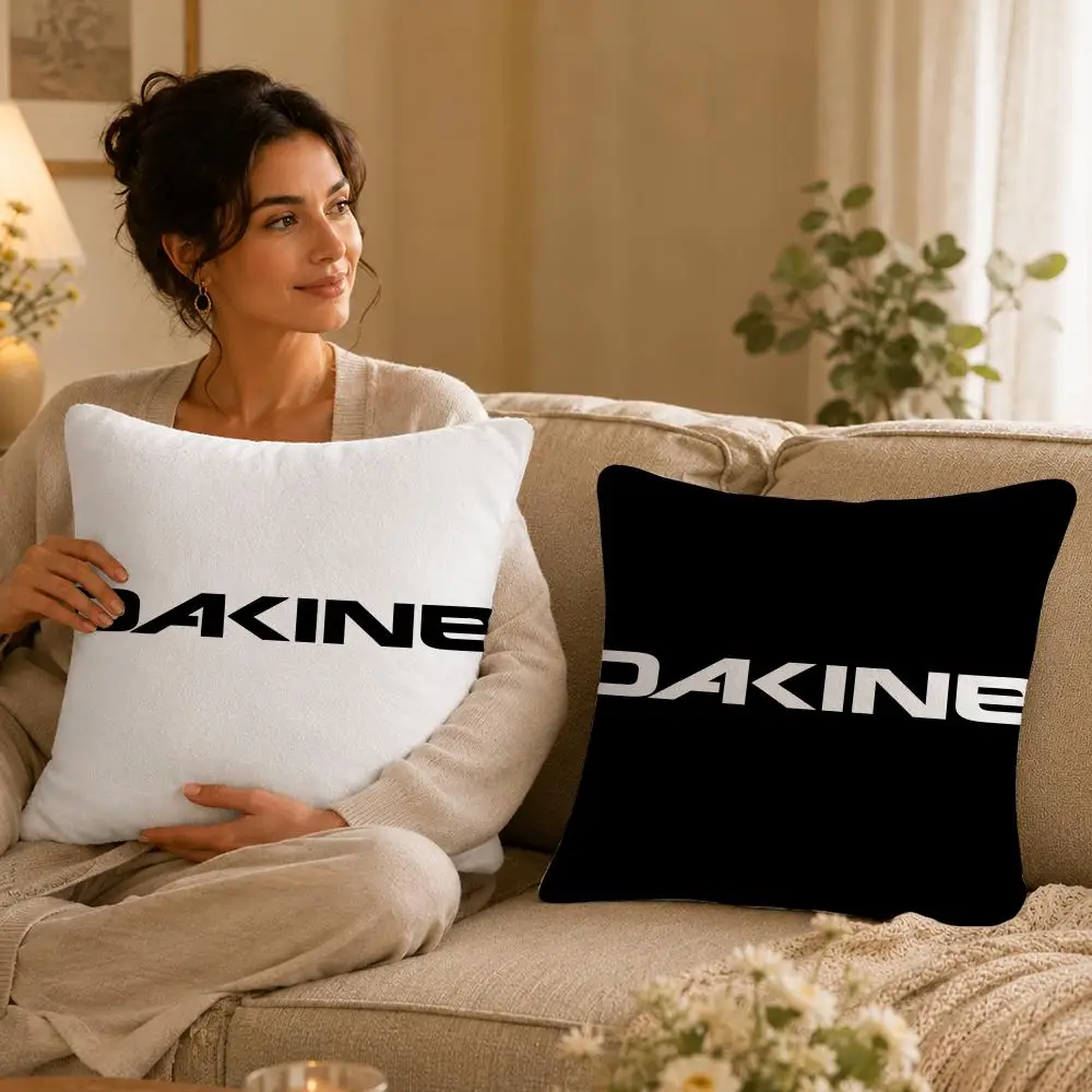 Funda de cojín deportiva D-Dakine, funda de almohada de felpa suave, funda de cojín cuadrada lavable para sofá, cama, silla, hogar