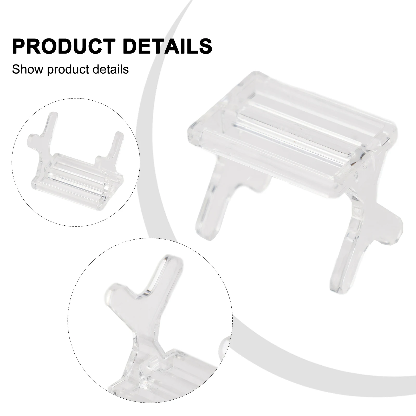 1x Plastik köder mit Stand köder regal für Angel geschäft oder Sammlung 4,6x3,1x3,7 cm Angel köder