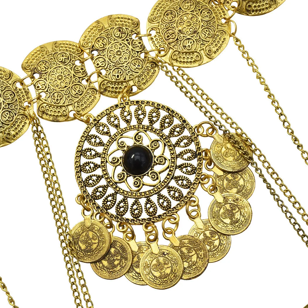 الغجر المعادن الهبي بوهو زهرة  - مراجعة Body Jewelry Indian وسعره