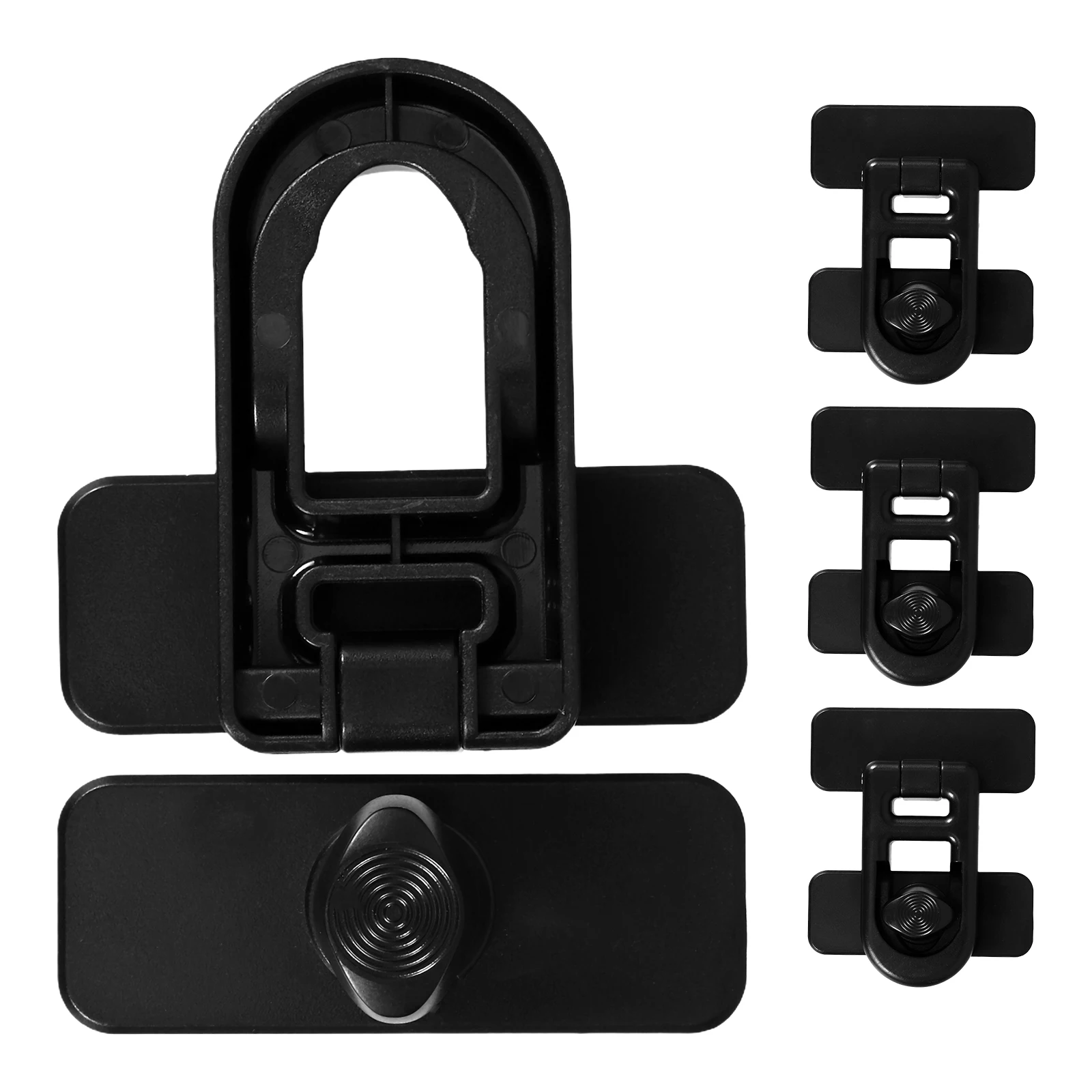 

4 Pcs Child Safety Lock Baby Proof Refrigerator Cabinet Fridge Door Oven Latch Durable Plastic Easy Use Home Kindergarten