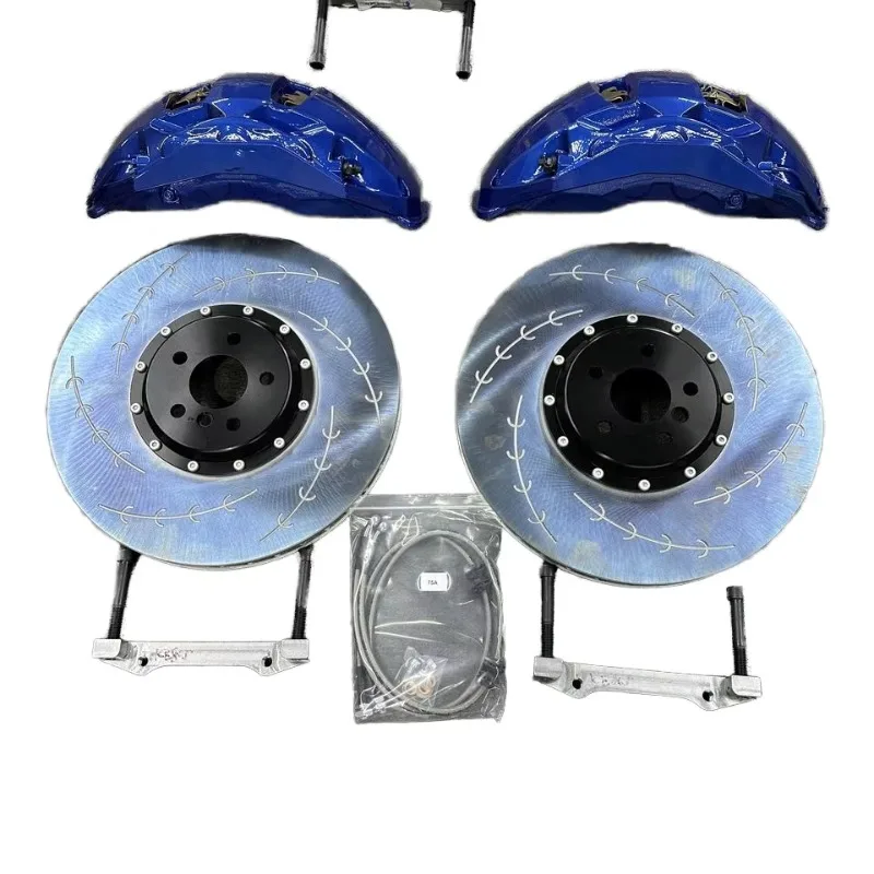 New Big Brake Caliper Kit with Front-6POT Pistons for W204/W205/W211 & -High-quality Upgraded Brake System