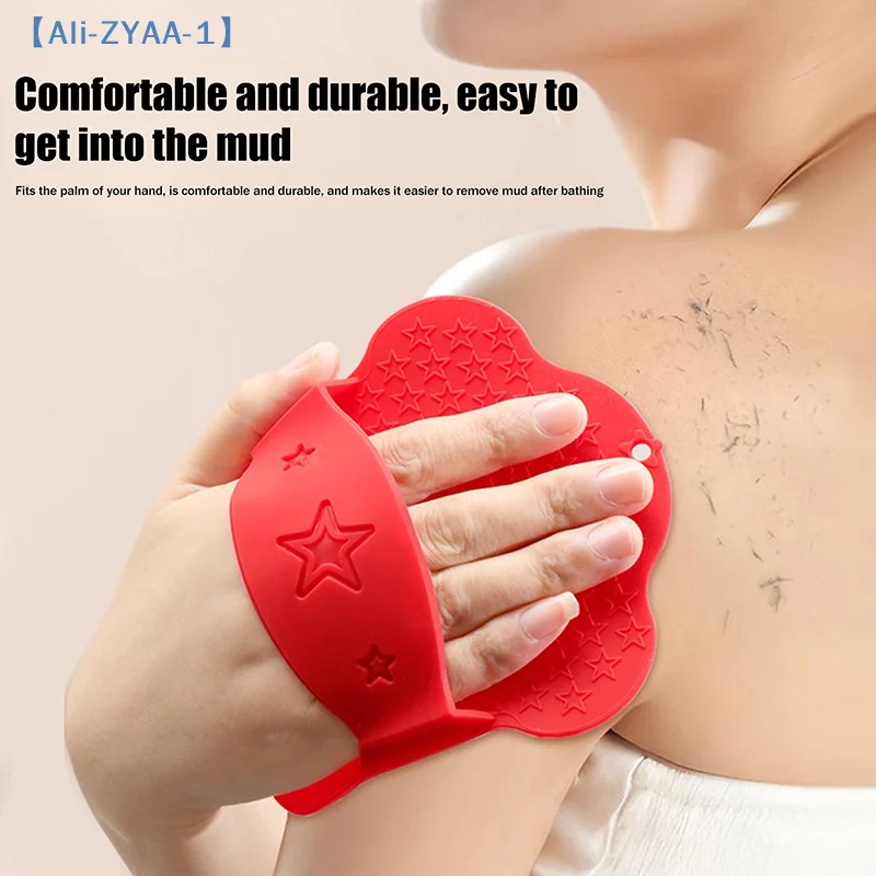 

【ZYAA-1】1Pcs Rubber Rubbing Towel Gloves Brushes Exfoliating Dead Skin Deep Cleaning Scrub Brush Rubbing Back Shower Remove Dirt