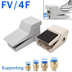 空気圧フットペダルバルブ,シリンダー制御,4 F210-08L,fv320 fv 420 4f210-08g,5つのリンク