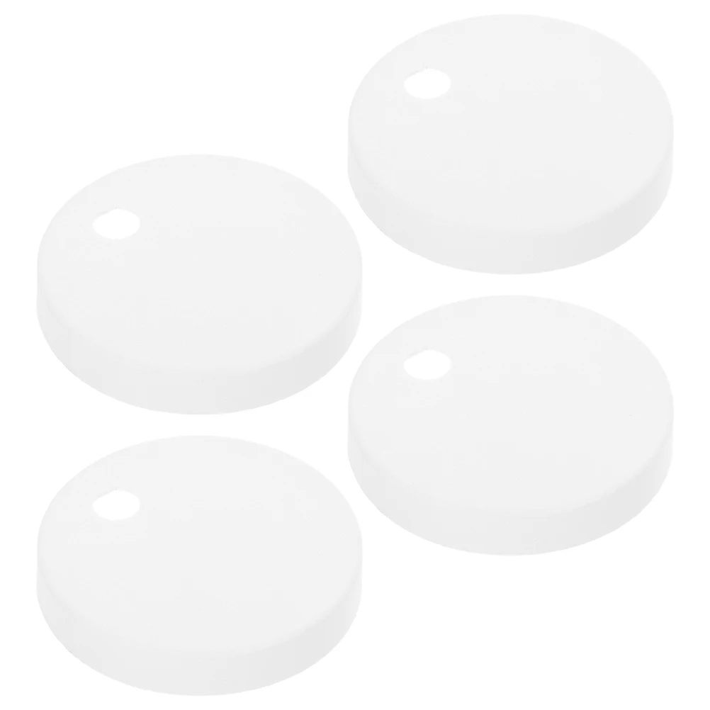 

Toilet Bolt Decorative Cover White Plastic Screw Covers for Toilet Seat Floor Hole Cap Replacement Parts Universal