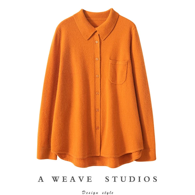 

KOIJINSKY Autumn/Winter Women's Cashmere POLO Collar Cardigan Sweater