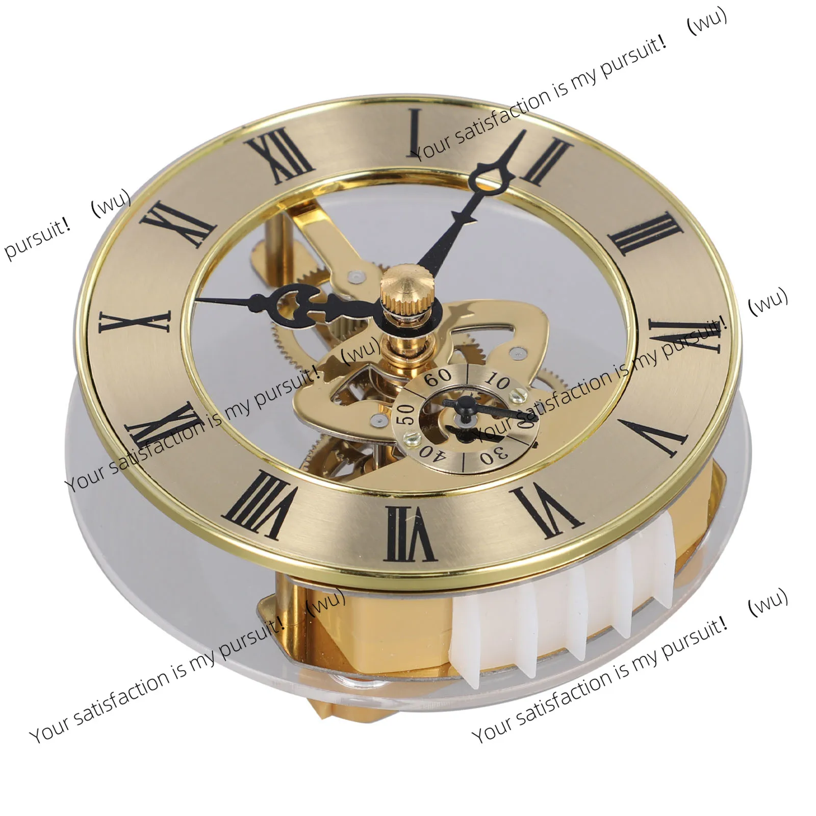 ZOCI-Replacement Clock Insert Thick 24mm Skeleton,DIY Parts Diameter 86mm Moving Gear Clock