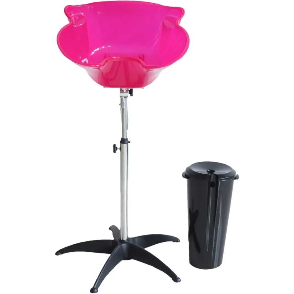 

Shampoo Bowl Portable Salon Sink Height Adjustable Salon Hair Treatment Bowl;Hair Washing Basin Salon Chair Barber Deep