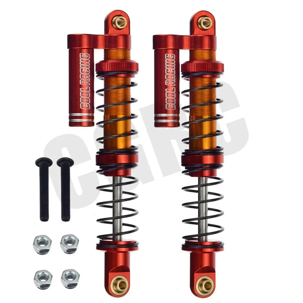 Metal Shock Absorber Oil Adjustable Damper 90mm 100mm 110mm For 1/10 RC Crawler Car Truck TRX4 6 D90 Axial SCX10 Upgrade parts