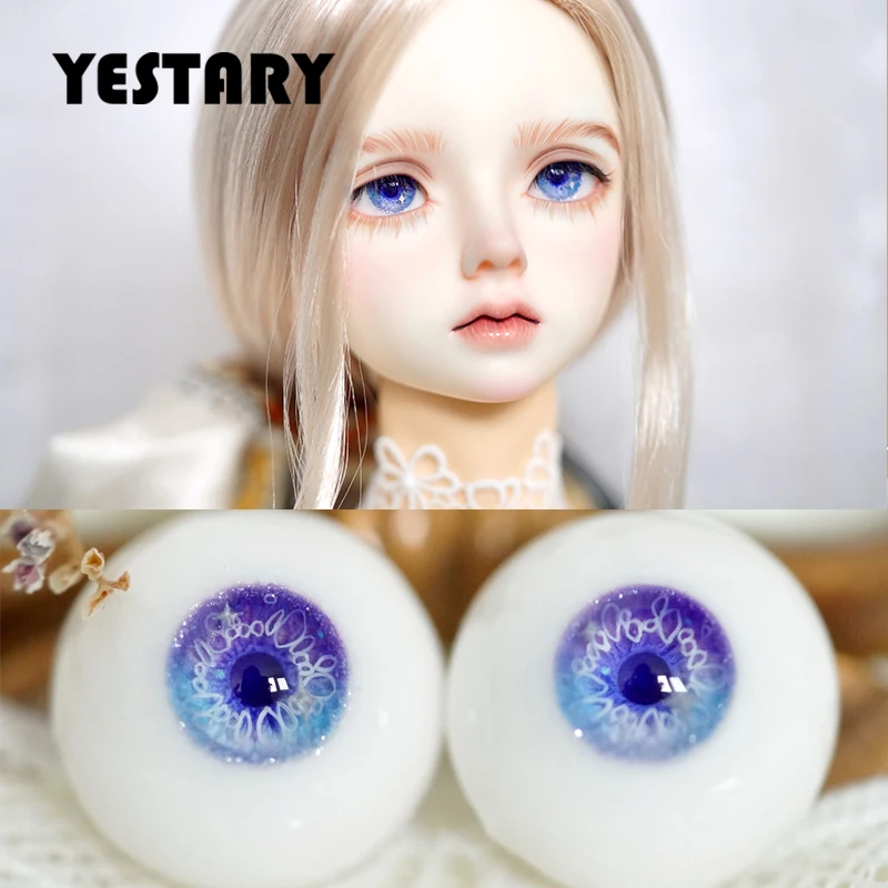 YESTARY BJD Eyes For Toys Dolls Accessories 1/2 1/3 1/4 1/6 BJD Eyes Dolls Crafts 16/14/12/18MM Dolls Toy Eye Resin Girls Gifts