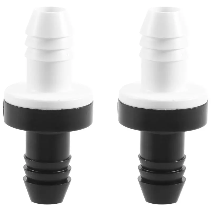 

ABAH-2Pcs 3/8 дюйма 10 мм Встроенный обратный клапан из АБС-пластика для воды, топлива, газа, жидкостей, воздуха