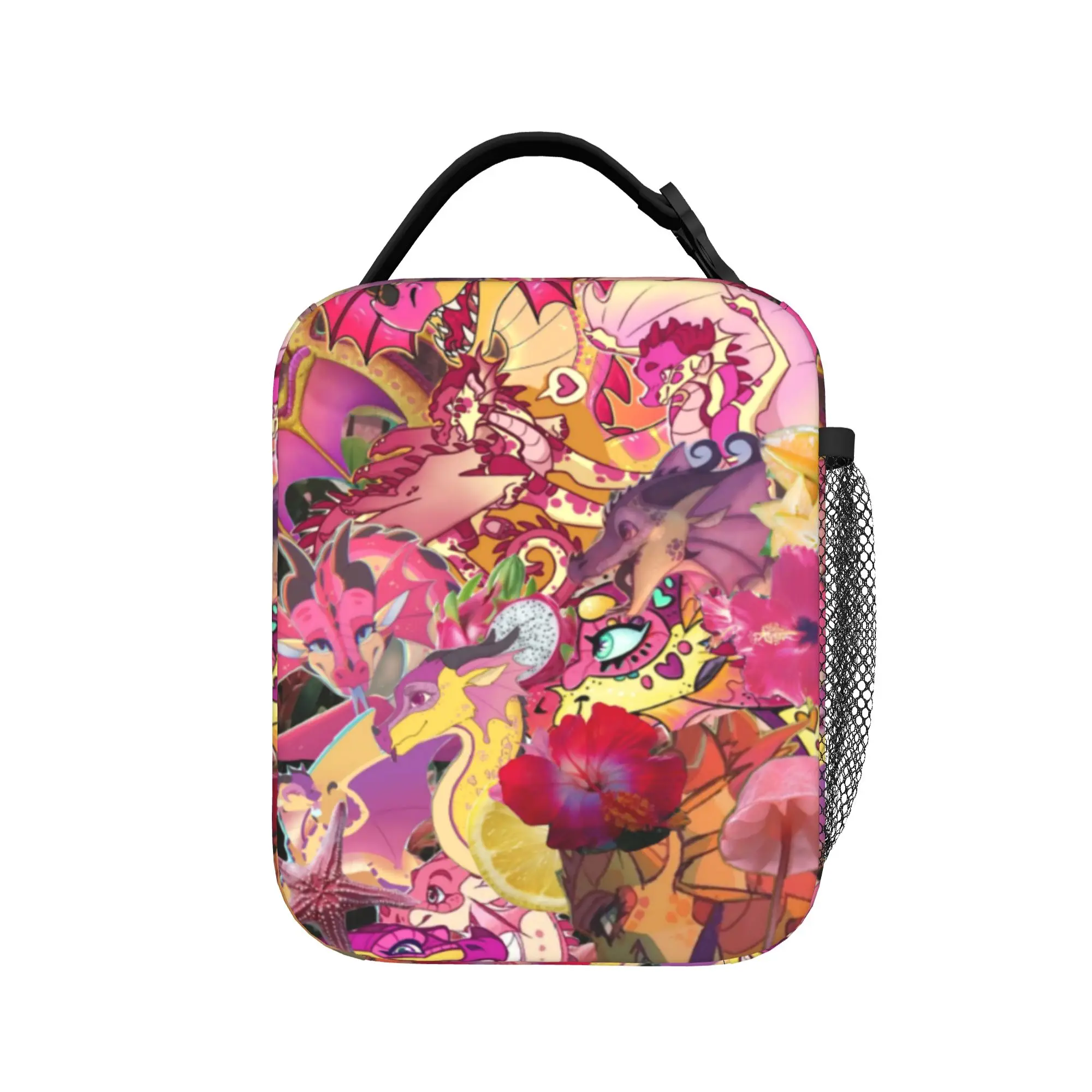 Wing Of Fire dragon Thermal Insulated Lunch Bag for Travel  Portable Food Container Bags Men Women Cooler Thermal Lunch Boxes