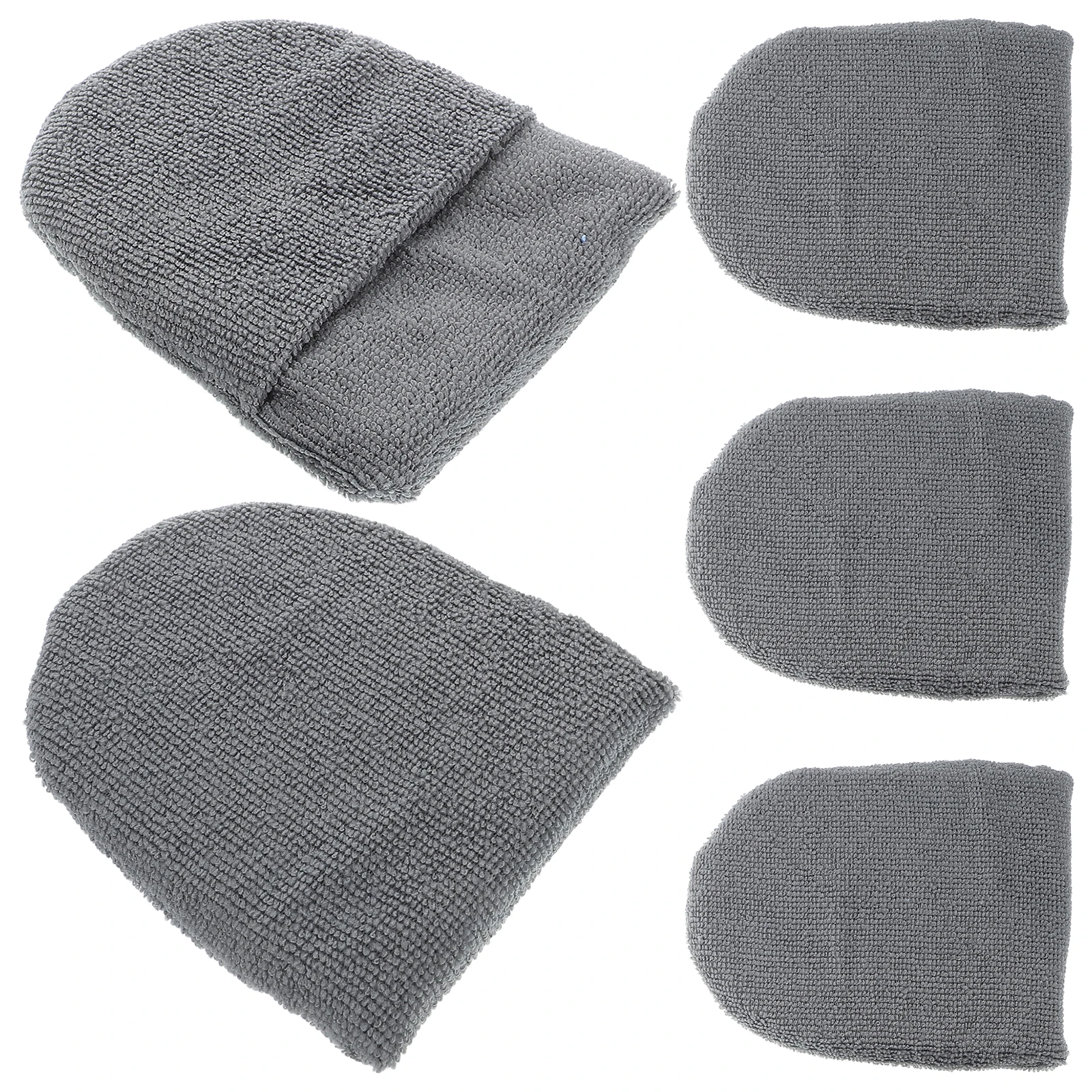 

5pcs Cleaning Sponge Oval Superfine Fiber Buffing Buffing Sponge Pads Pads Polishing Applicator Wax Tire Shine Pad