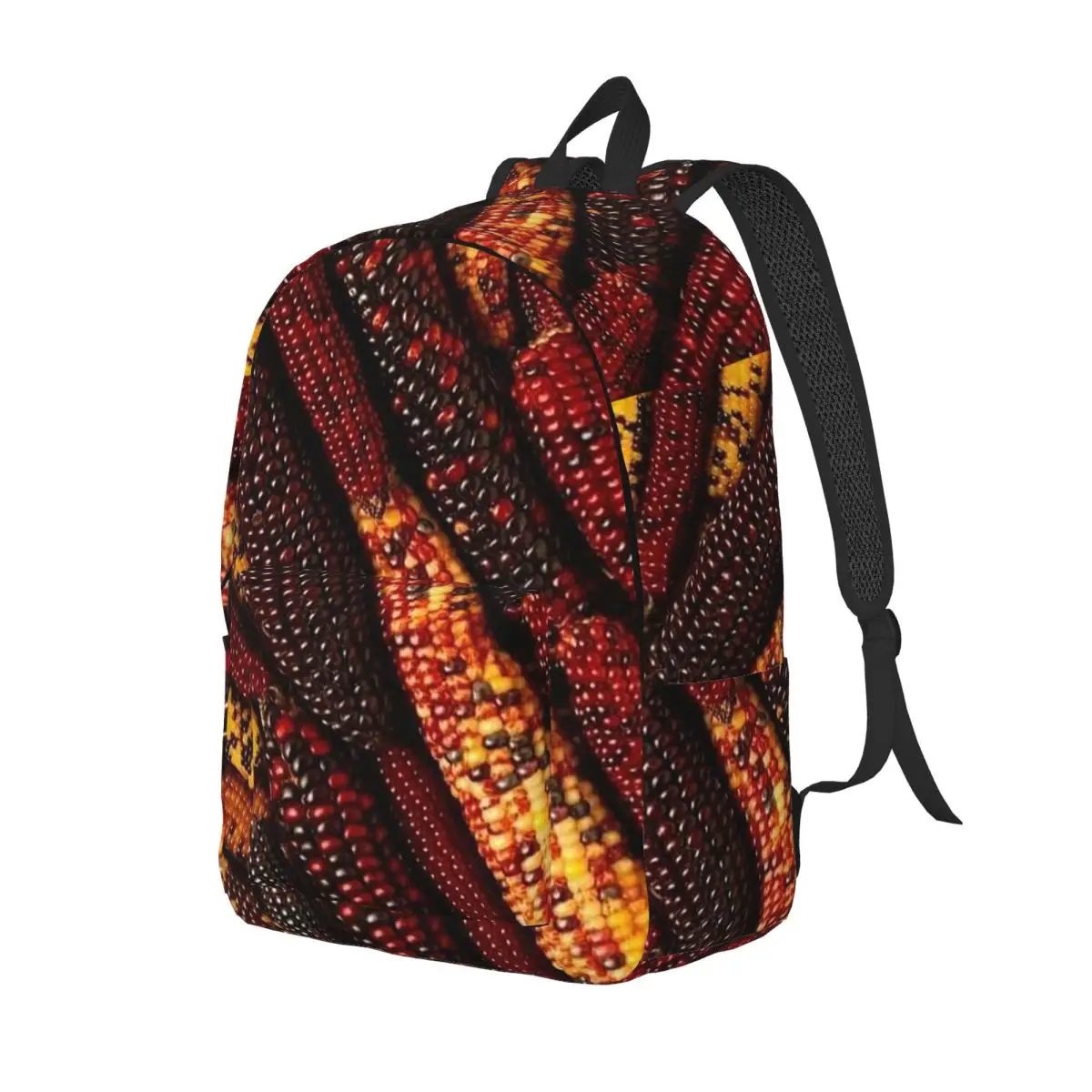 

Corn Kernel Pattern 3 Backpack Daypack Large Capacity Children BookBag School Bag Shoulder Bags for Boys Girls