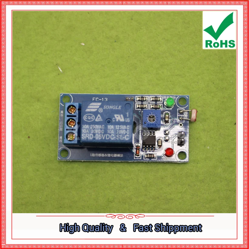 5V Light Control Switch Lightning Module Photoresistor Plus Relay Module Yes Light Detection (C2A4)