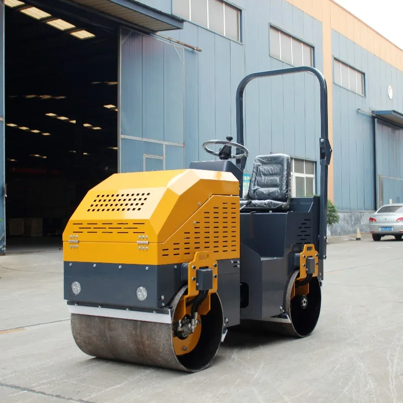 

New Condition Mini Hydraulic Vibratory Roller Compactor 1-3 Ton Low Fuel Asphalt Concrete Road Roller Construction Double Roller