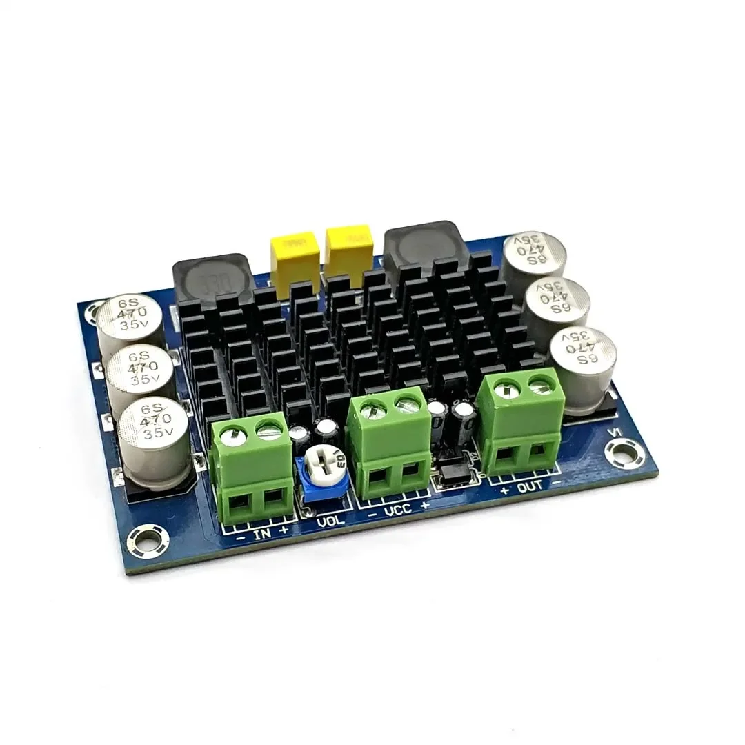 XH-M542 Mono 100W Digital Power Amplifier Board TPA3116D2 Digital Audio Amplifier Board 12-26V