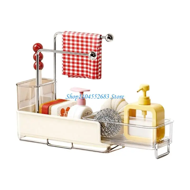 Adjustable Length Kitchen For Sink Area Cleaning Accessories Sponge
