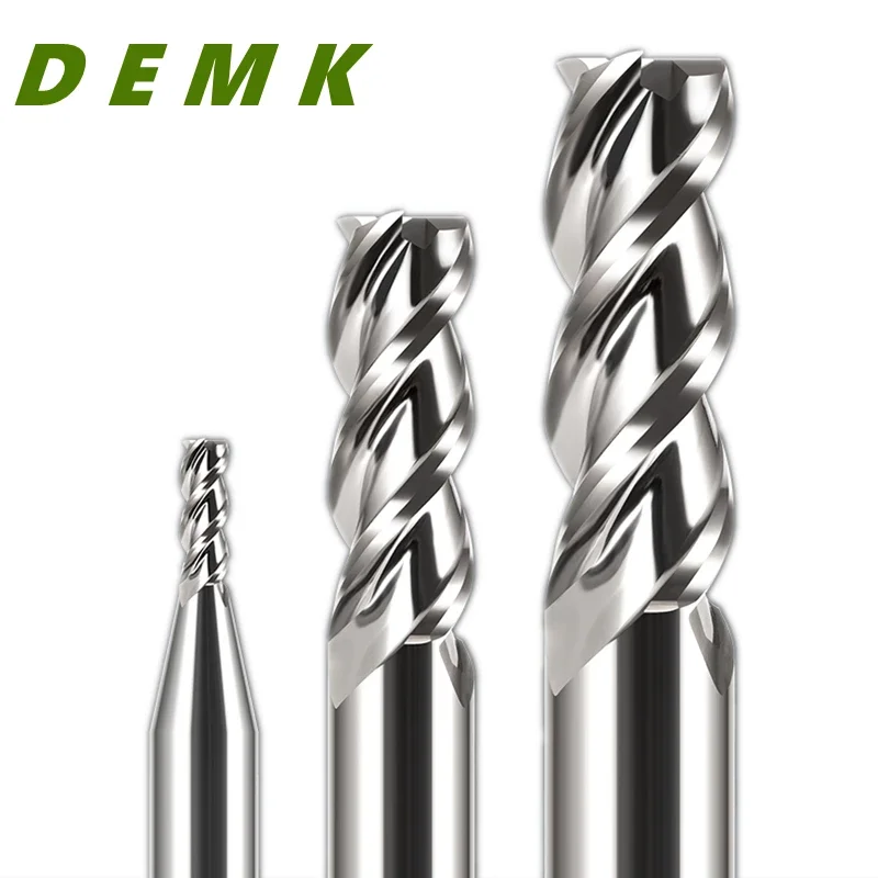 Imagem -04 - Máquina Cnc Carbide Fresadora End Mills Ferramentas Flat Metal Face Keyway Milli Bit Hrc50 55 65 Flauta