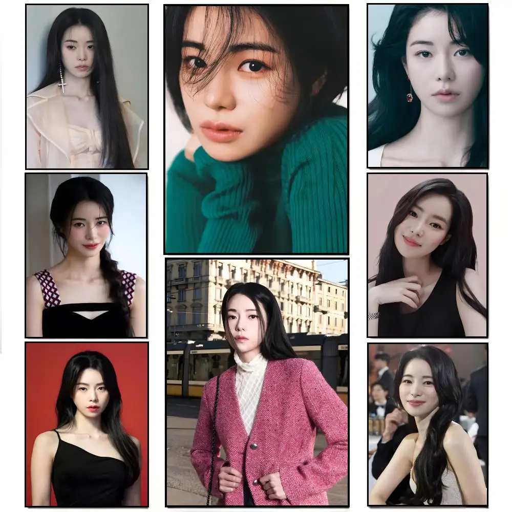 trending korean actress canvas Lim Ji-yeon Poster HD  Waterproof Wall Sticker Bar Living Room Decor Gift