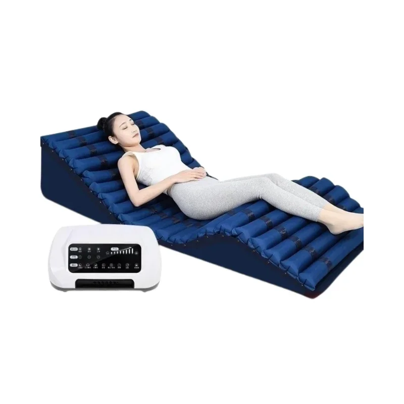 High Class Inflatable Rubber Alternating Pressure Anti Decubitus Back Pain Air Ripple Mattress With Electric Pump