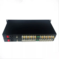 1U Rack-Mountable 8-Ch SD/HD/3G-SDI over Single Fiber RS485 CWDM Uncompressed Extender