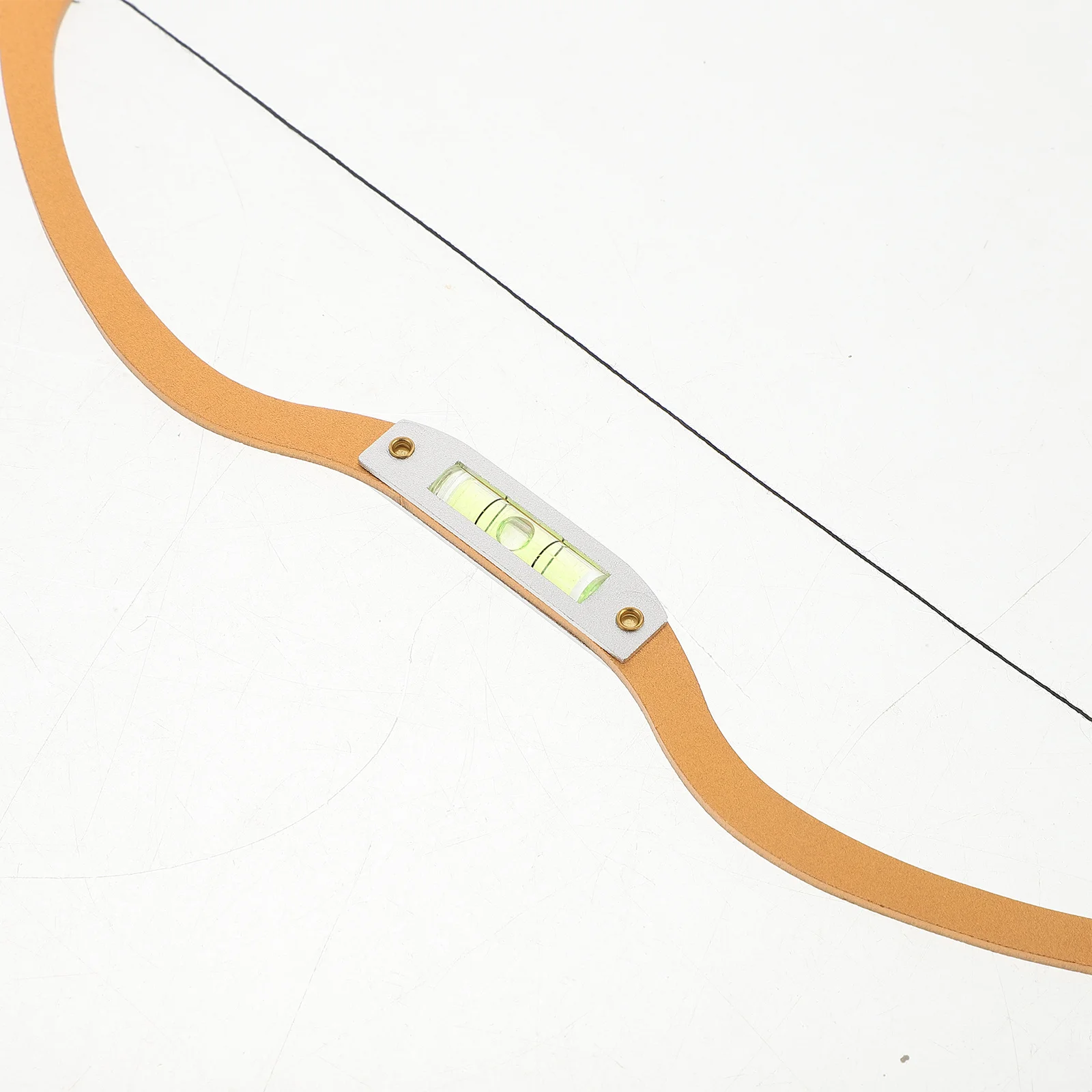 Righello per sopracciglia in metallo Righello per linea di frecce con arco orizzontale Strumento di posizionamento per sopracciglia Stringa di mappatura per misurazione della simmetria