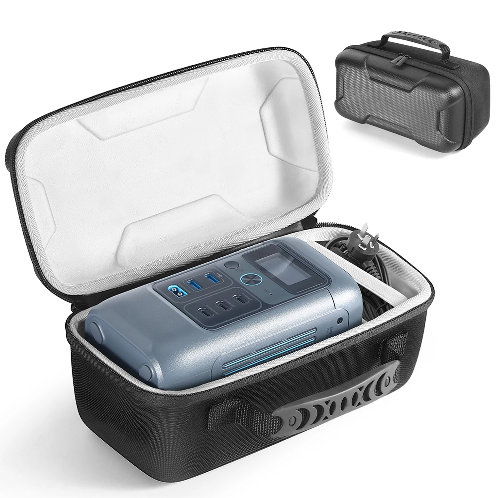 Carrying Case Travel Storage Holder EVA Protective Travel Case for Anker SOLIX C200 DC Portable Power Station