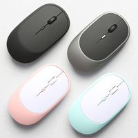 Rechargeable Wireless Mouse Dual Modes Bluetooth-compatible 2.4G USB Silent Ergonomic Mice For Laptop Pad Tablet Macbook Mause