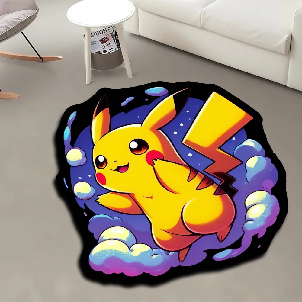 Alfombra de área Anime Pokémon Pikachu Venusaur Blastoise Charizard Charmander Gengar alfombra personalizada hecha a mano para decoración del hogar