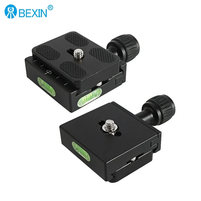 BEXIN QR-60 Universal Camera Plate Quick Release Clamp Holder Tripod Ball Head Mount Adapter Clamp for Arca Swiss DSLR Camera