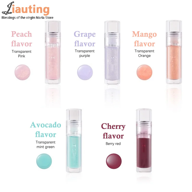 Cappuvini Transparante Crystal Jelly Lipgloss Glanzende Heldere Spiegel Hydraterende Lippenbalsem Glitter Vloeibare Lipstick Lipolie Lip Tint