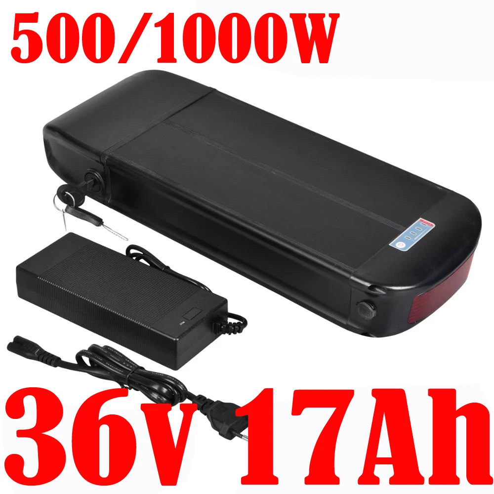 ebike battery 18650 cell 36v battery 36v 10ah 13ah 17ah 20ah electric bicycle lithium batteri For 500w 1000w electric scooter