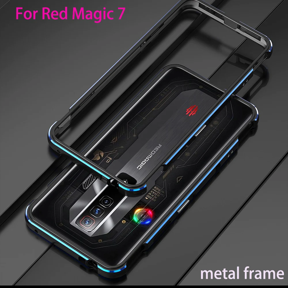 

Чехол из алюминиевого сплава для Red magic 7 чехол с металлической рамкой красный magic7 NX679J защитный чехол Redmagic 7