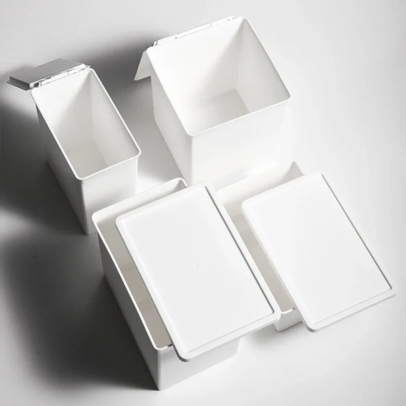 Japanese Plastic Storage Box Dustproof Drawer Dividers Classified Organizer for Sundries Home Office Small Object Storage