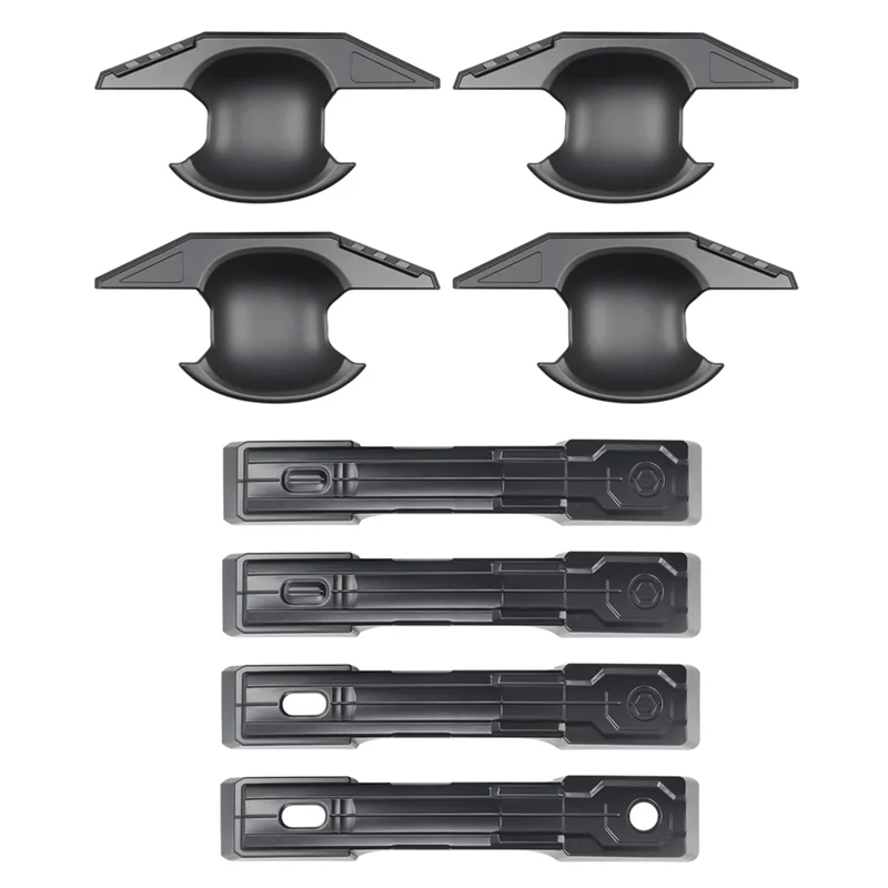 

QB-Car Exterior Door Handle Cover Door Bowl Cover Trim For Toyota Land Cruiser Prado 250 J250 LC250 2024 Accessories