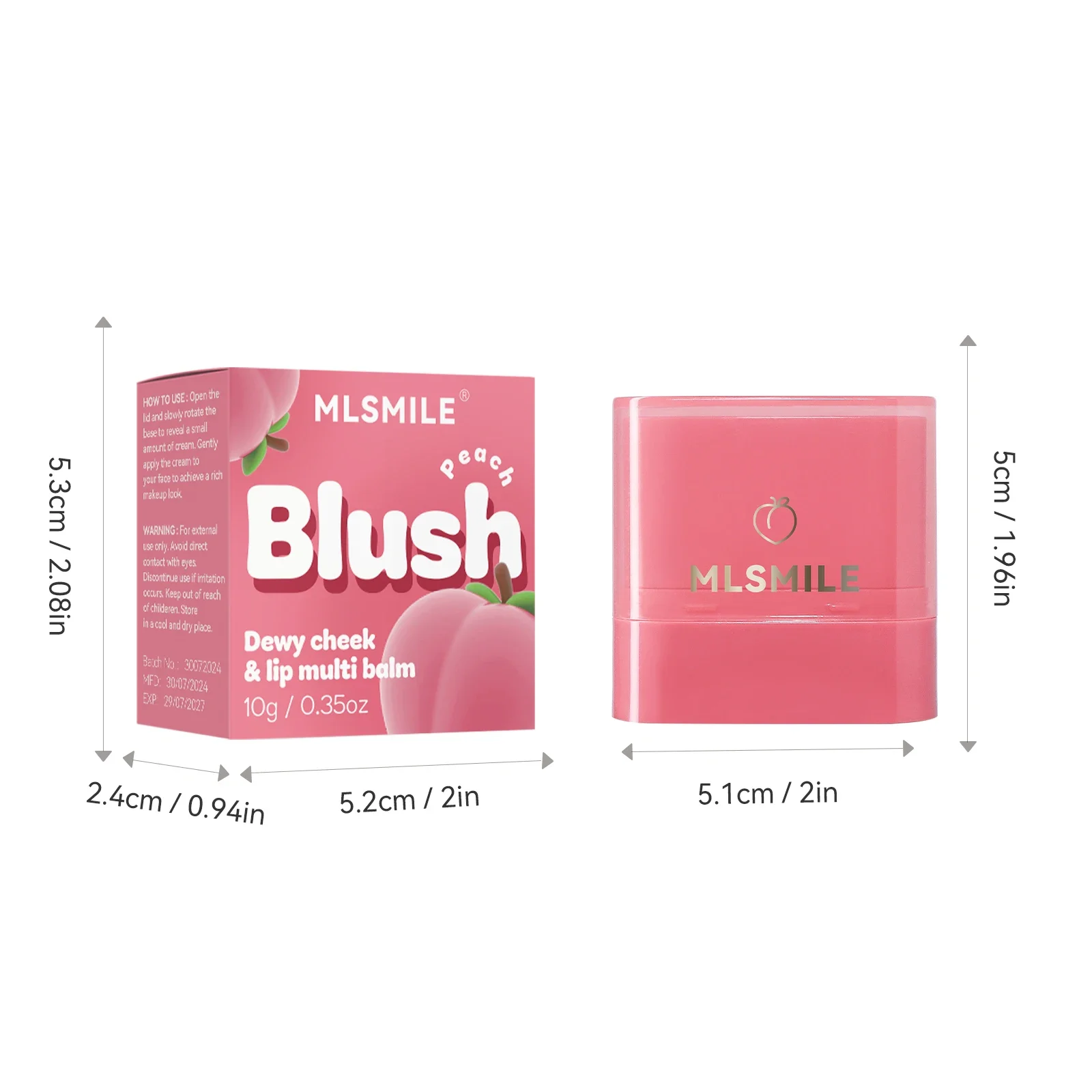 Fruchtiger Geschmack, Textmarker, Konturierung, 2-in-1-Rougestift, wasserfest, langlebig, Lippen-Wangen-Tönung, Damen-Make-up, cremige Mischung, Kosmetik
