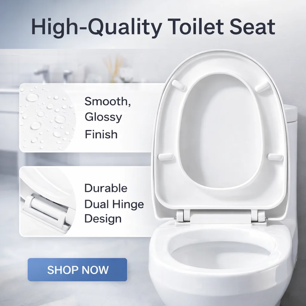 

Крышка для унитаза, технология легкой очистки, долговечное сиденье для унитаза для домашнего использования