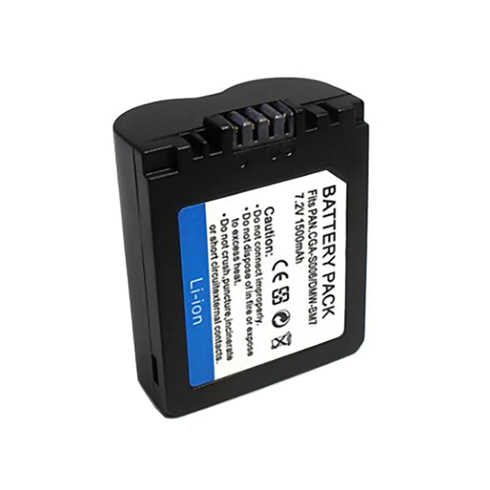 Battery For Panasonic Lumix Dmc Fz28 Fz30 Fz35 Fz50 Rechargeable Batteries Cga-S006E Cgr Bmw Bma7 Camera 1500MAh