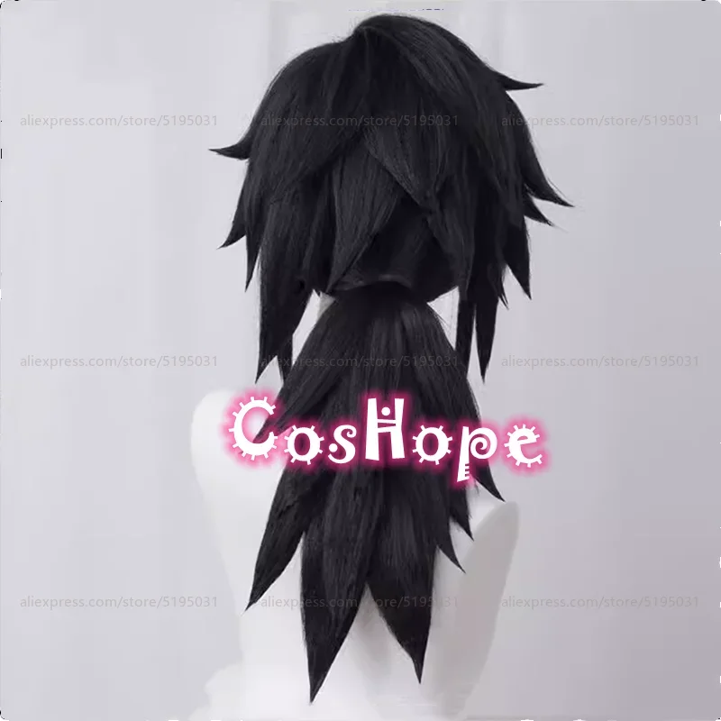 Tomihy giyuu cosplay wig black wig cosplay anime wig heat resistant synthetic wigs wigs