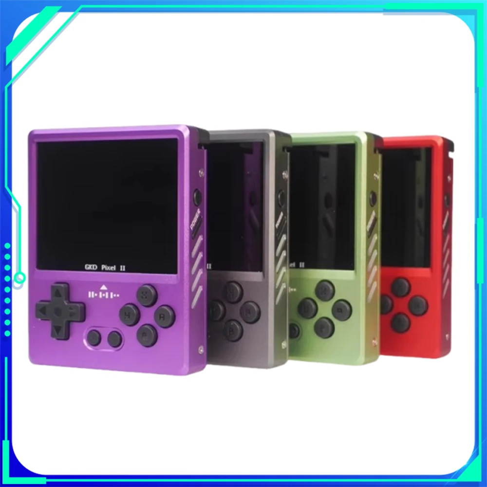 Gkd Pixel 2 - Game Kiddy Pixel 2.4 Inch Ips Screen Rk3326s Aluminium Alloy Available In Game Console Cnc Gamer Customized Gifts