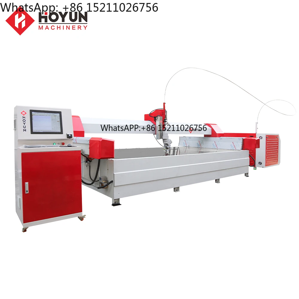 2025 CNC Sawjet 5 محور جسر الحجر المنشار آلة قطع الحجر المياه النفاثة آلة قطع الرخام